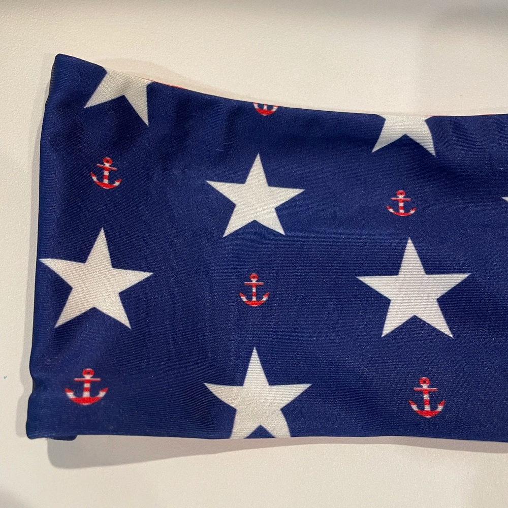 ❌SOLD❌NWT Stars Away Bandeau Bikini Top Small Gingham - Picture 6 of 9